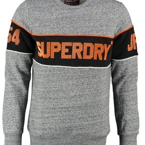 SUPERDRY RETRO STRIPE SWEATERSHIRT NWT 64.50 SIZE MED.